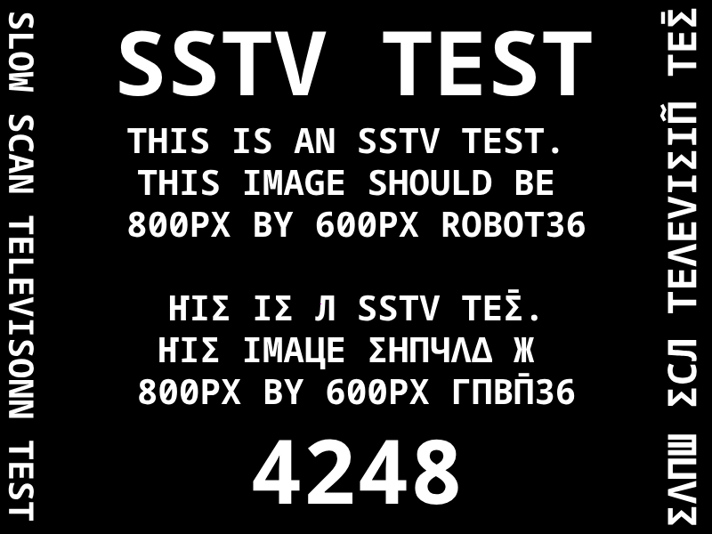 SSTV Image test